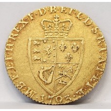 GREAT BRITAIN UK ENGLAND 1793 . PROCLAMATION . GOLD COIN